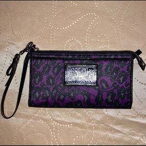 Coach Poppy Daisy Leopard Ocelot Glam Wallet